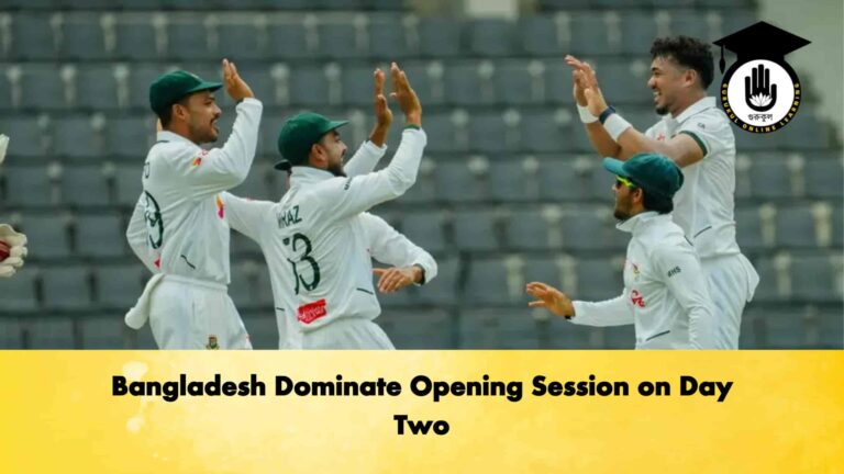 Bangladesh Dominate Opening Session on Day Two