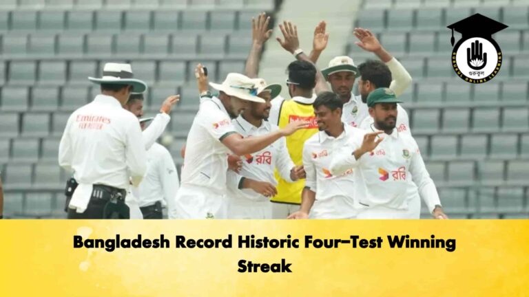 Bangladesh Record Historic Four-Test Winning Streak