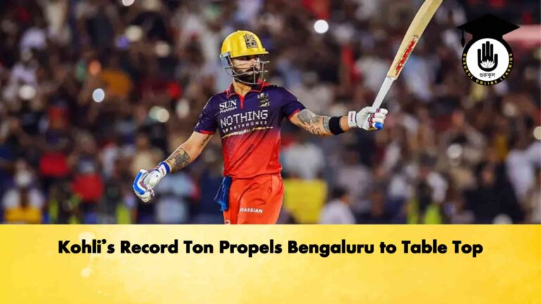 Kohli’s Record Ton Propels Bengaluru to Table Top