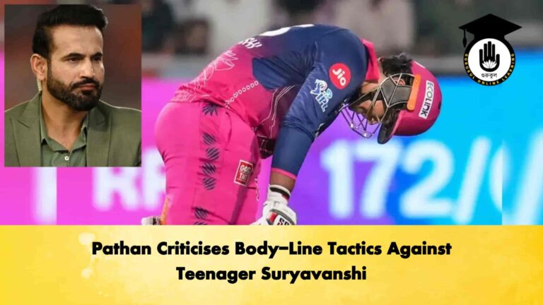 Pathan Criticises Body-Line Tactics Against Teenager Suryavanshi
