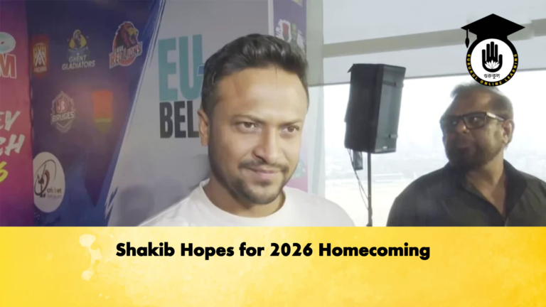 Shakib Hopes for 2026 Homecoming 2 Cricket Gurukul, GOLN