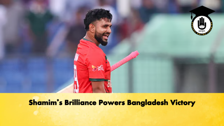 Shamims Brilliance Powers Bangladesh Victory Cricket Gurukul, GOLN