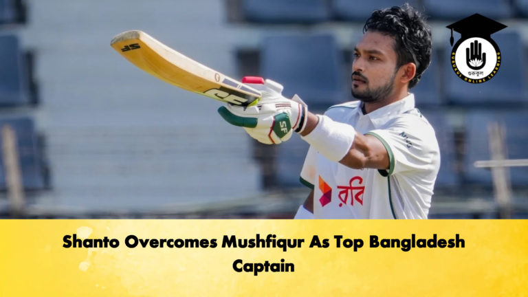 Shanto Overcomes Mushfiqur As Top Bangladesh Captain 1 Cricket Gurukul, GOLN