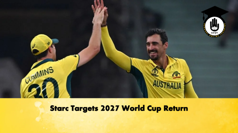 Starc Targets 2027 World Cup Return Cricket Gurukul, GOLN