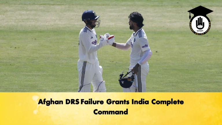 Afghan DRS Failure Grants India Complete Command 2 Cricket Gurukul, GOLN