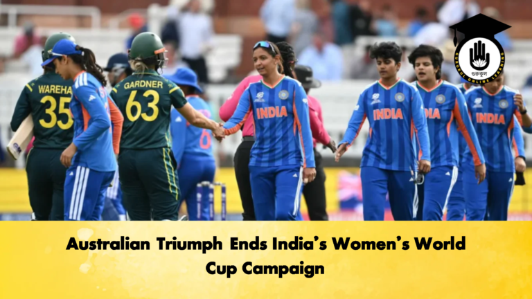Australian Triumph Ends Indias Womens World Cup Campaign 2 Cricket Gurukul, GOLN
