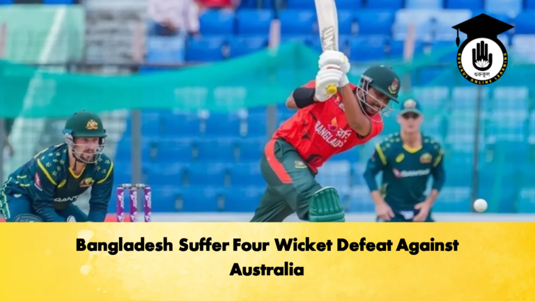 Bangladesh Suffer Four Wicket Defeat Against Australia 2 Cricket Gurukul, GOLN