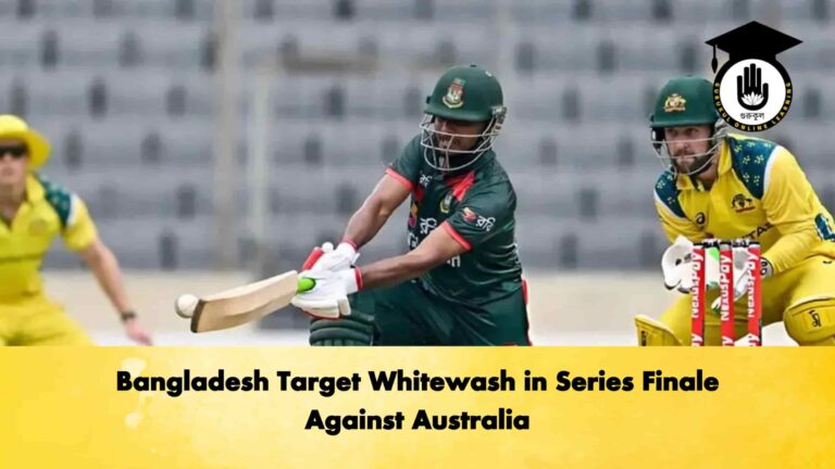 Bangladesh Target Whitewash in Series Finale Against Australia