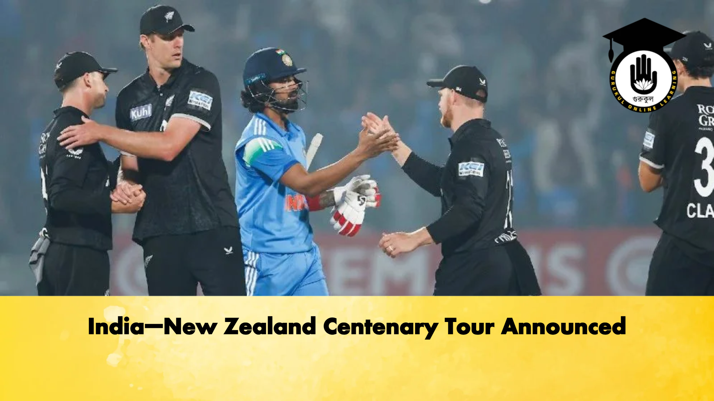 India–New Zealand Centenary Tour Announced 1 India–New Zealand Centenary Tour Announced Cricket Gurukul, GOLN