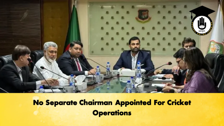 No Separate Chairman Appointed For Cricket Operations 2 Cricket Gurukul, GOLN