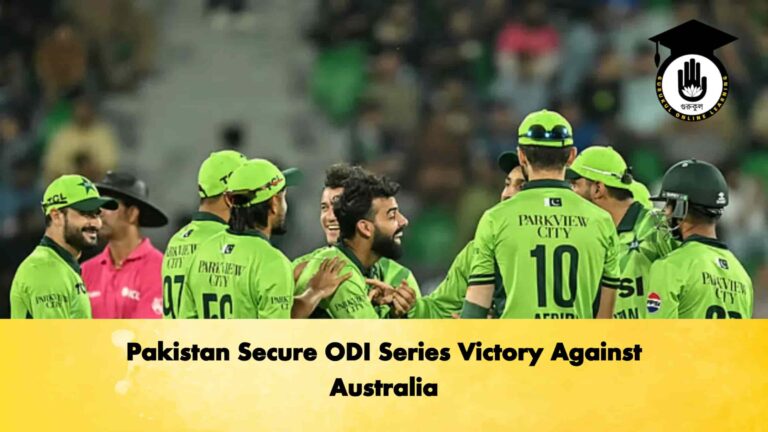 Pakistan Secure ODI Series Victory Against Australia