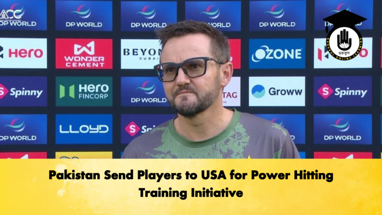 Pakistan Send Players to USA for Power Hitting Training Initiative Cricket Gurukul, GOLN