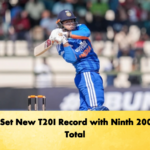 India Set New T20I Record with Ninth 200 Plus Total Cricket Gurukul, GOLN