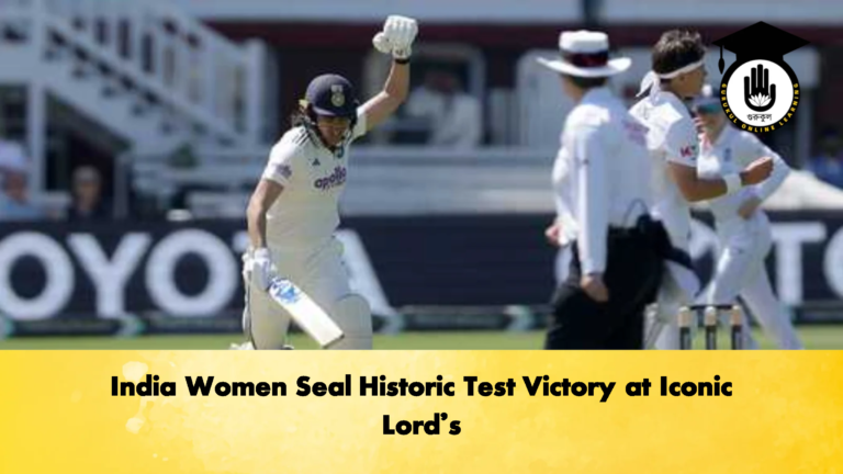 India Women Seal Historic Test Victory at Iconic Lords 3 Cricket Gurukul, GOLN