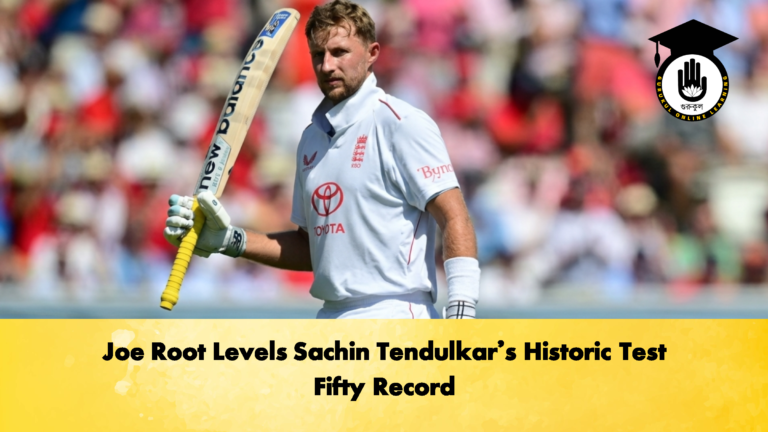 Joe Root Levels Sachin Tendulkar's Historic Test Fifty Record
