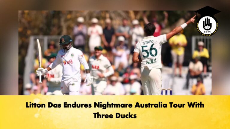 Litton Das Endures Nightmare Australia Tour With Three Ducks