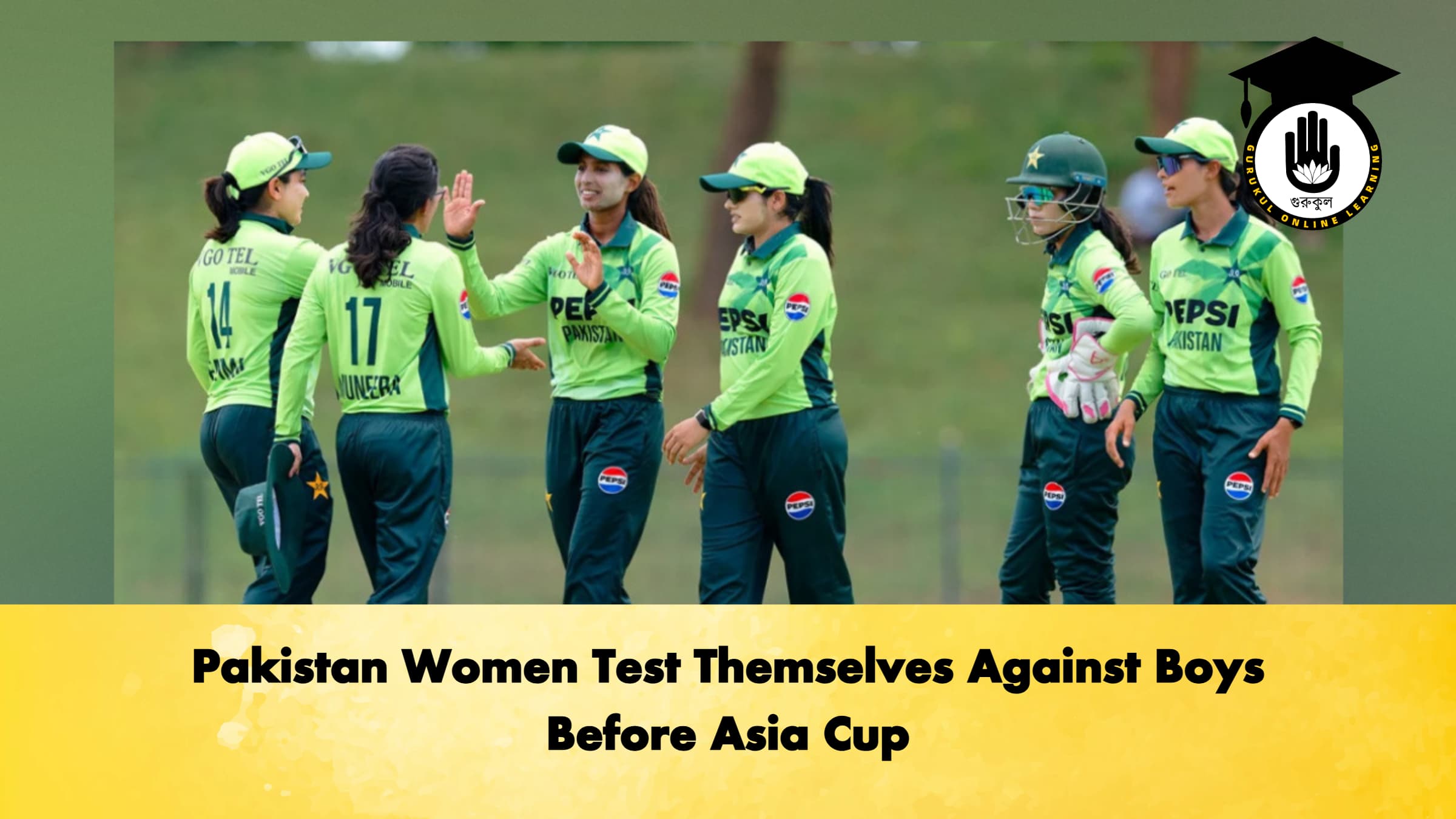 Pakistan Women Test Themselves Against Boys Before Asia Cup