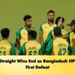 Three Straight Wins End as Bangladesh HP Suffer First Defeat