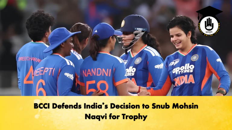 BCCI Defends India’s Decision to Snub Mohsin Naqvi for Trophy