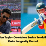 Brendan Taylor Overtakes Sachin Tendulkar to Claim Longevity Record