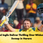 Ellis and Inglis Deliver Thrilling One-Wicket Clean Sweep in Harare