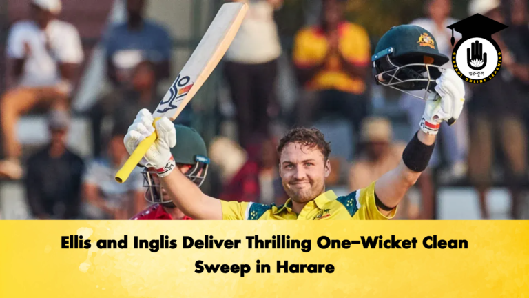 Ellis and Inglis Deliver Thrilling One-Wicket Clean Sweep in Harare