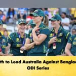 McGrath to Lead Australia Against Bangladesh in ODI Series