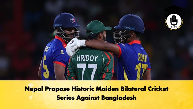 Nepal Propose Historic Maiden Bilateral Cricket Series Against Bangladesh Cricket Gurukul, GOLN