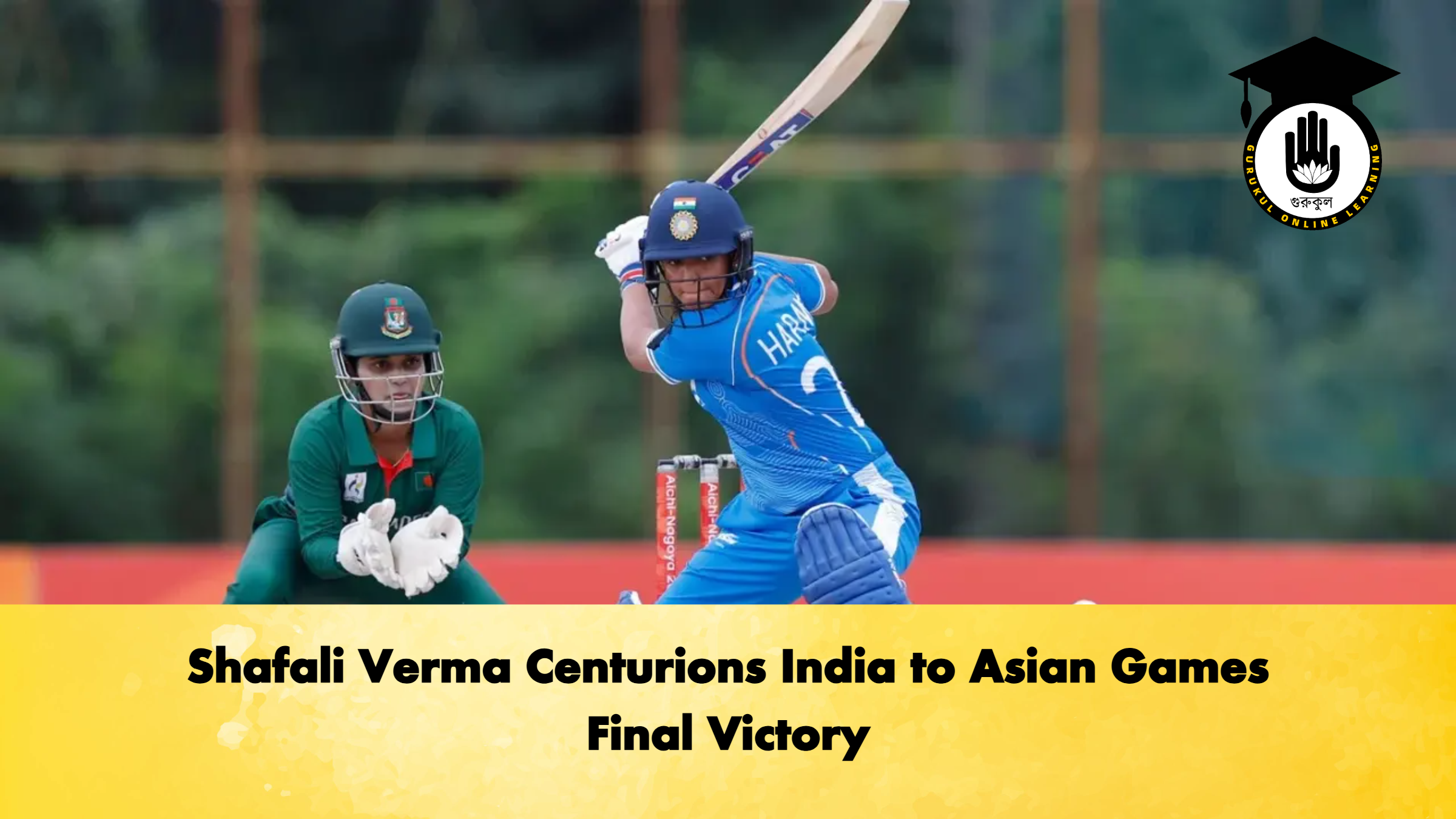 Shafali Verma Centurions India to Asian Games Final Victory (2)