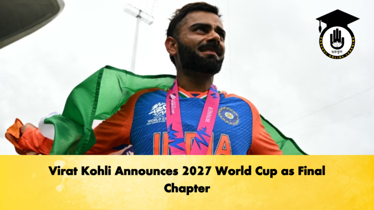 Virat Kohli Announces 2027 World Cup as Final Chapter