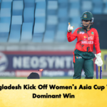 Bangladesh Kick Off Women's Asia Cup With Dominant Win
