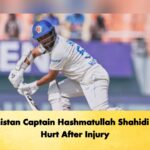 Afghanistan Captain Hashmatullah Shahidi Retires Hurt After Injury