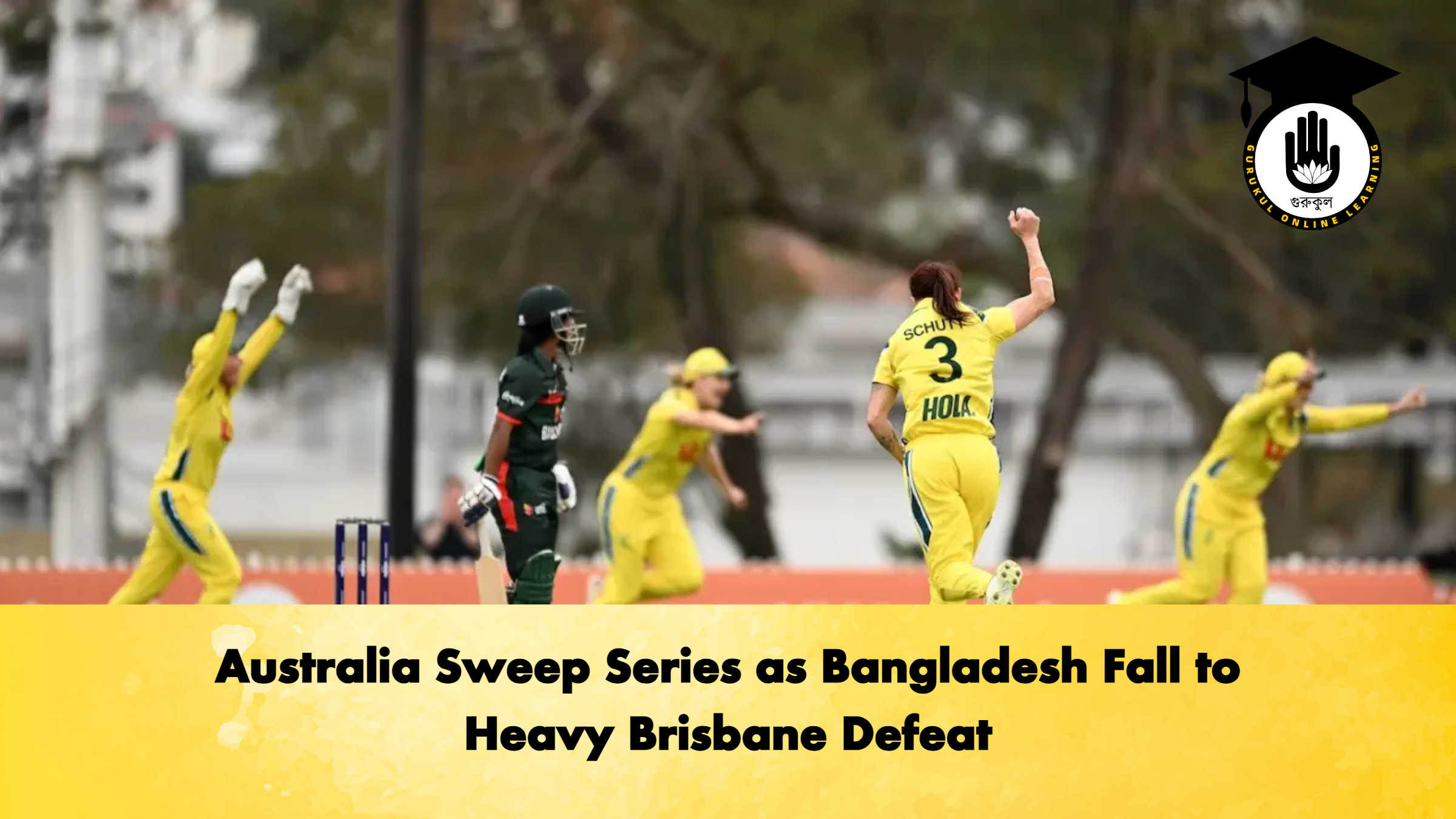 Australia Sweep Series as Bangladesh Fall to Heavy Brisbane Defeat