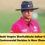 Bangladeshi Umpire Sharfuddoula Saikat Criticised Over Controversial Decision in New Chandigarh
