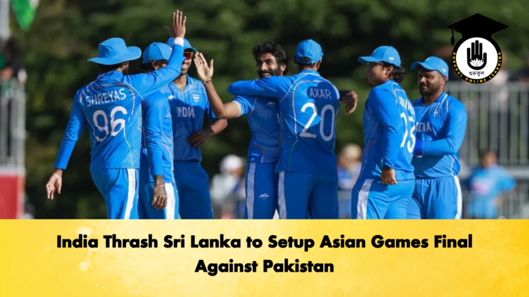 India Thrash Sri Lanka to Setup Asian Games Final Against Pakistan