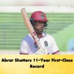 Jawad Abrar Shatters 11-Year First-Class Cricket Record
