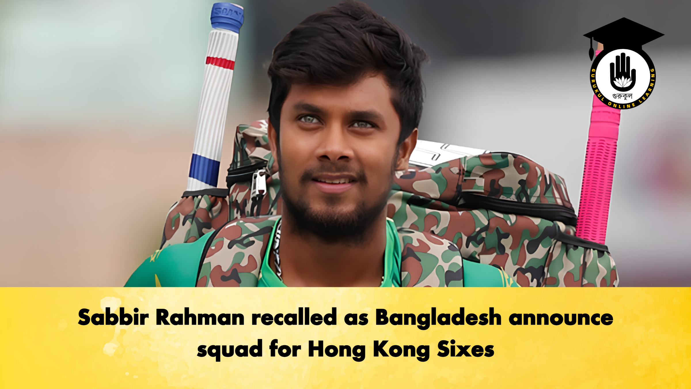 Sabbir Rahman recalled as Bangladesh announce squad for Hong Kong Sixes