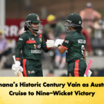 Sobhana’s Historic Century Vain as Australia Cruise to Nine-Wicket Victory (2)