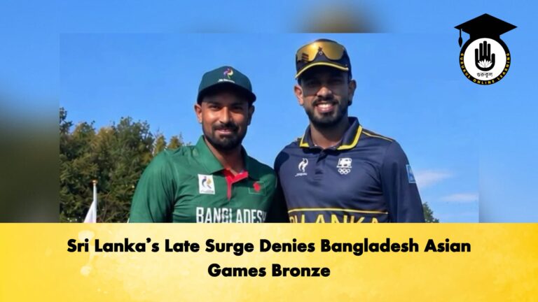 Sri Lanka’s Late Surge Denies Bangladesh Asian Games Bronze