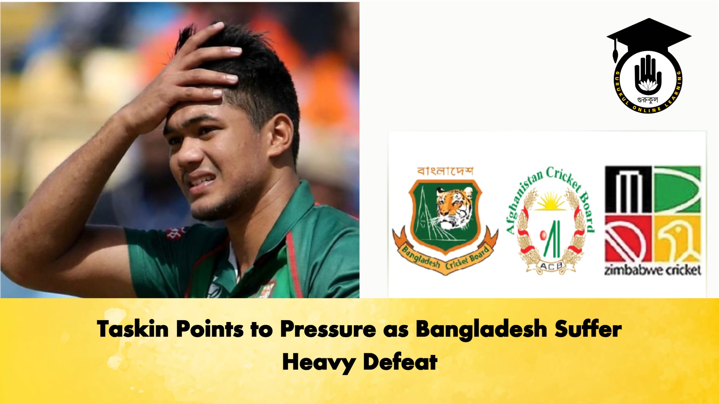 Taskin Points to Pressure as Bangladesh Suffer Heavy Defeat