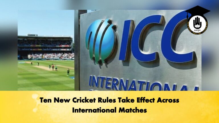 Ten New Cricket Rules Take Effect Across International Matches